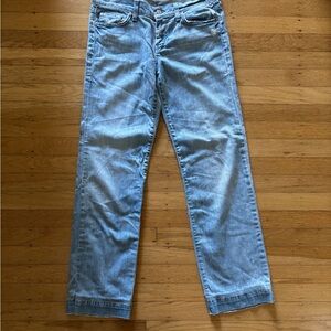7 for All Mankind Women Size 27 Low Rise Straight Jeans